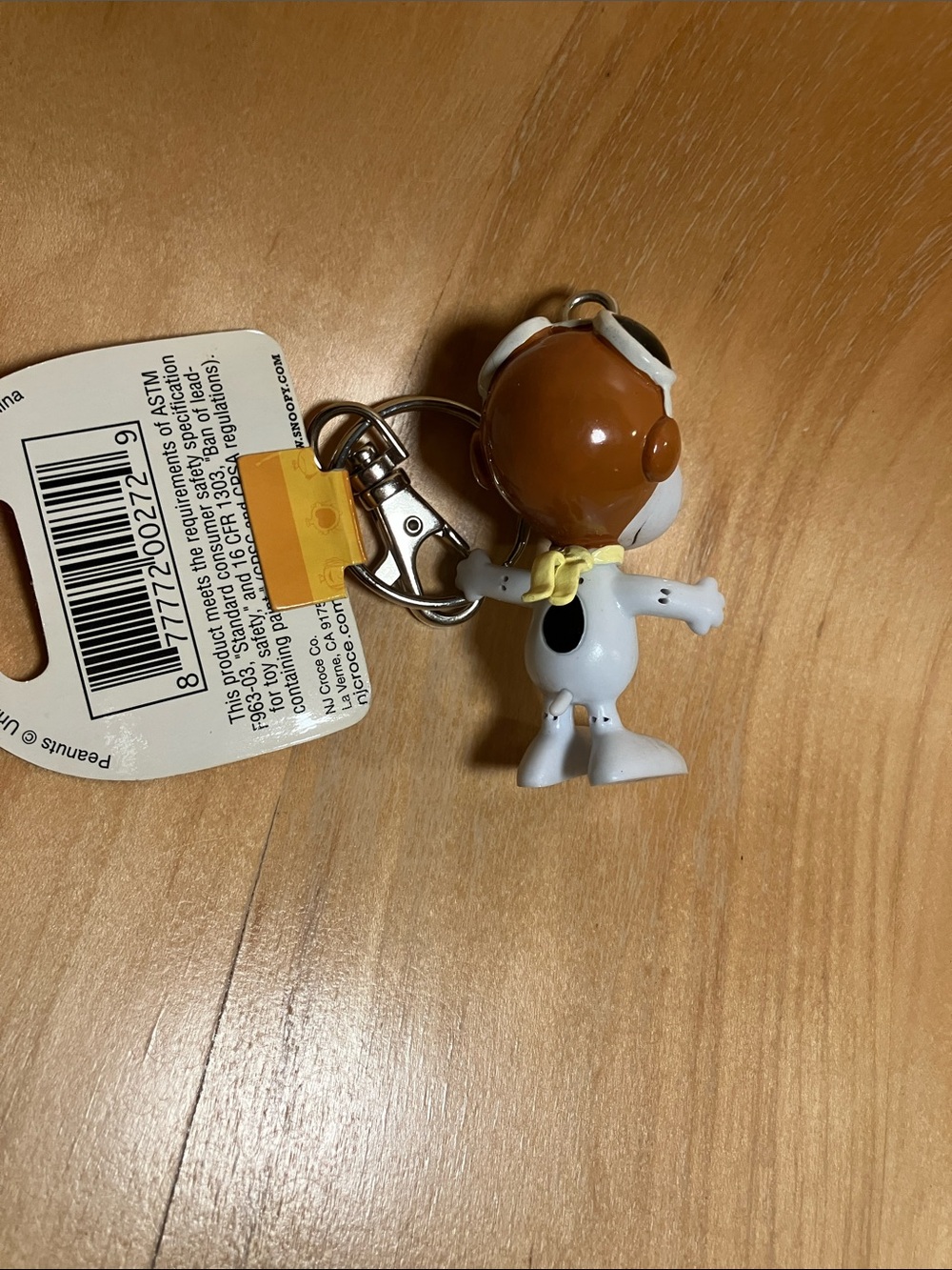 Peanuts Snoopy Flying Ace Keychain Clip-On - Picture 3 of 5